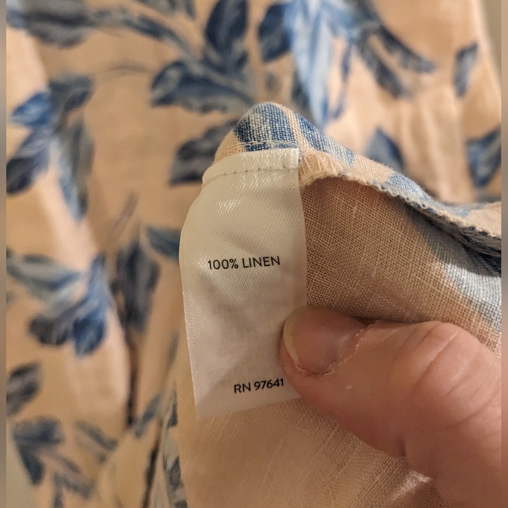 J. Jill Love Linen Sleeveless V-Neck Maxi Dress 100% Linen sz MP NWOT - Picture 6 of 9